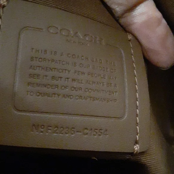 COACH ROWAN FILE BAG NEW CROSSBODY NWT